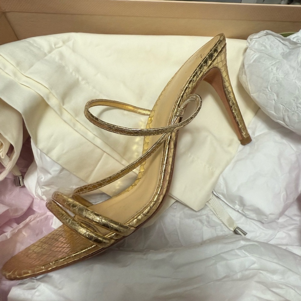 Eve 85 in Snake Oro Alexandre Birman - Picture 5 of 5